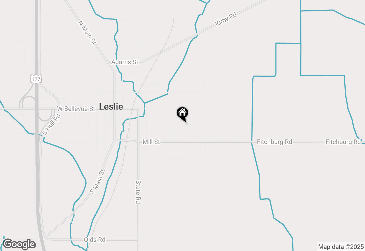 Map of 714 Mill Street #62, Leslie, MI 49251