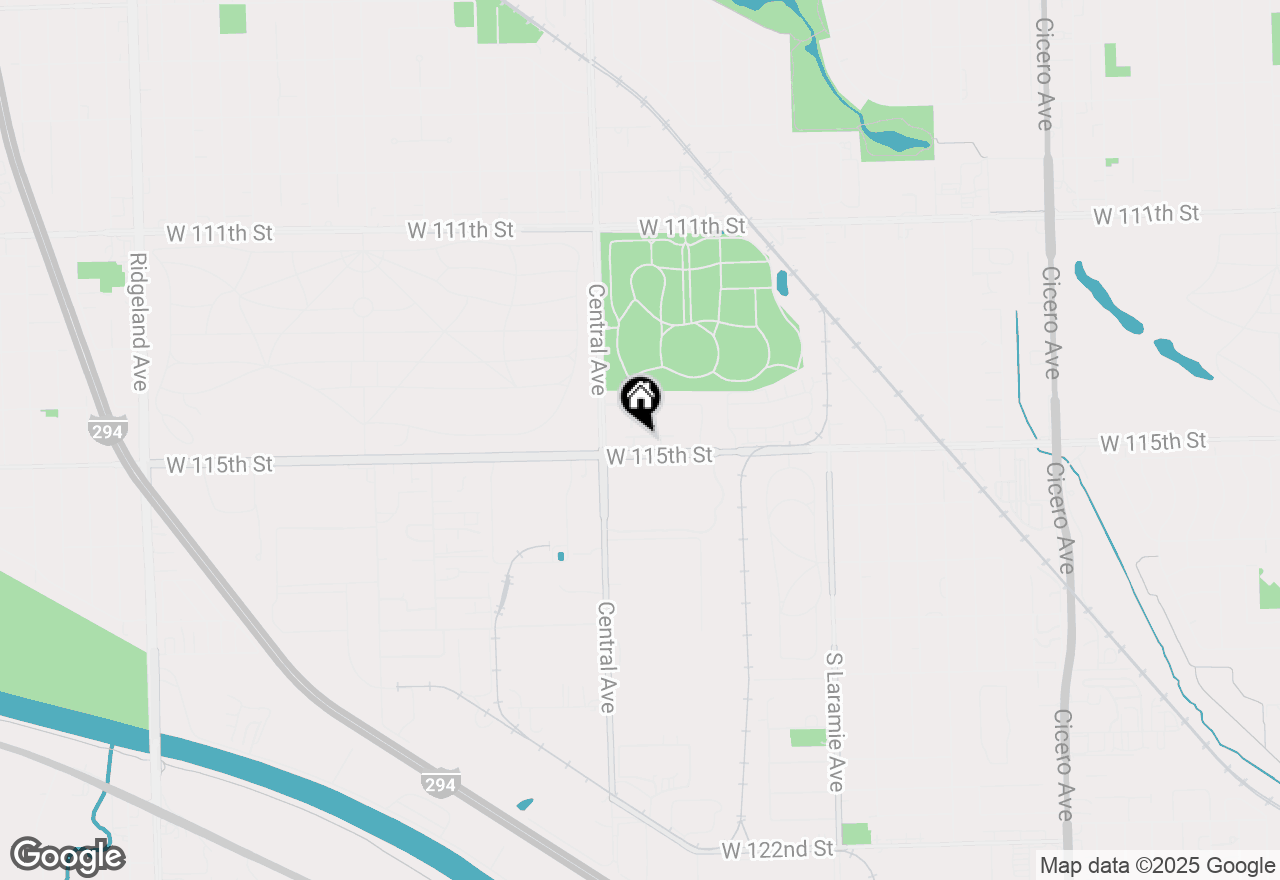 Map of 5520 W 115th Street #101, Oak Lawn, IL 60453