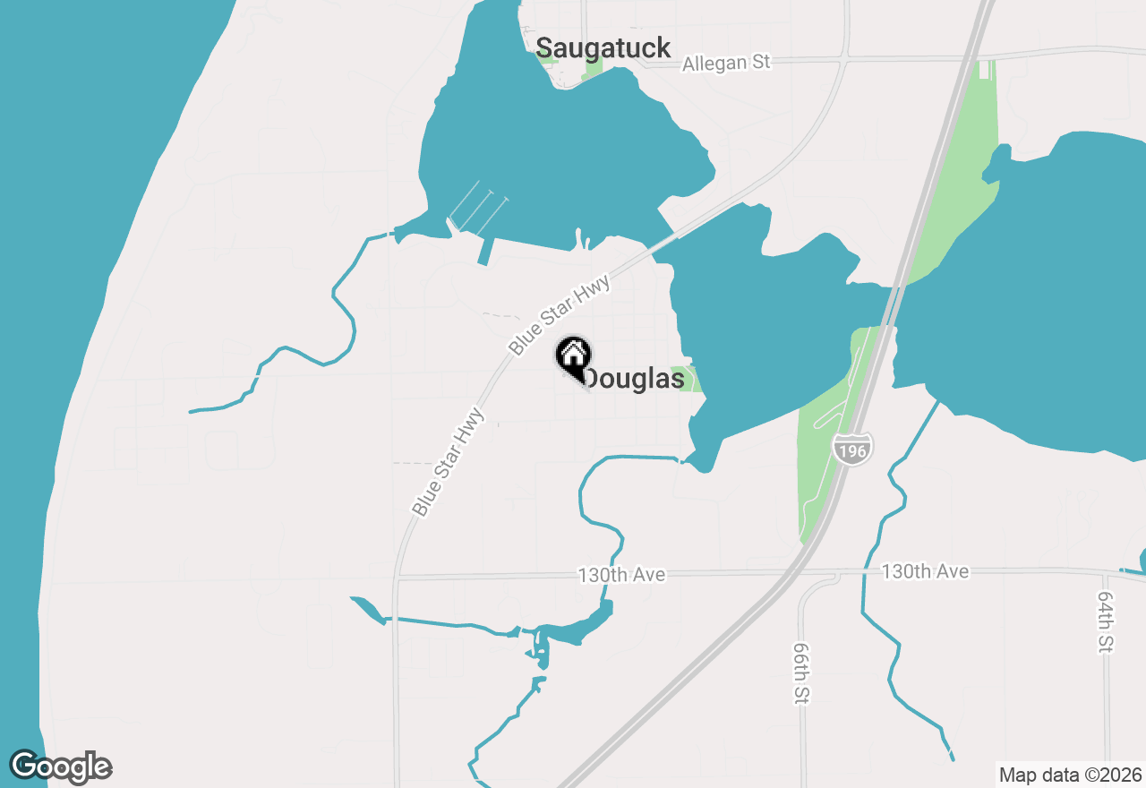 Map of 387 & 389 W Fremont Street, Douglas, MI 49406