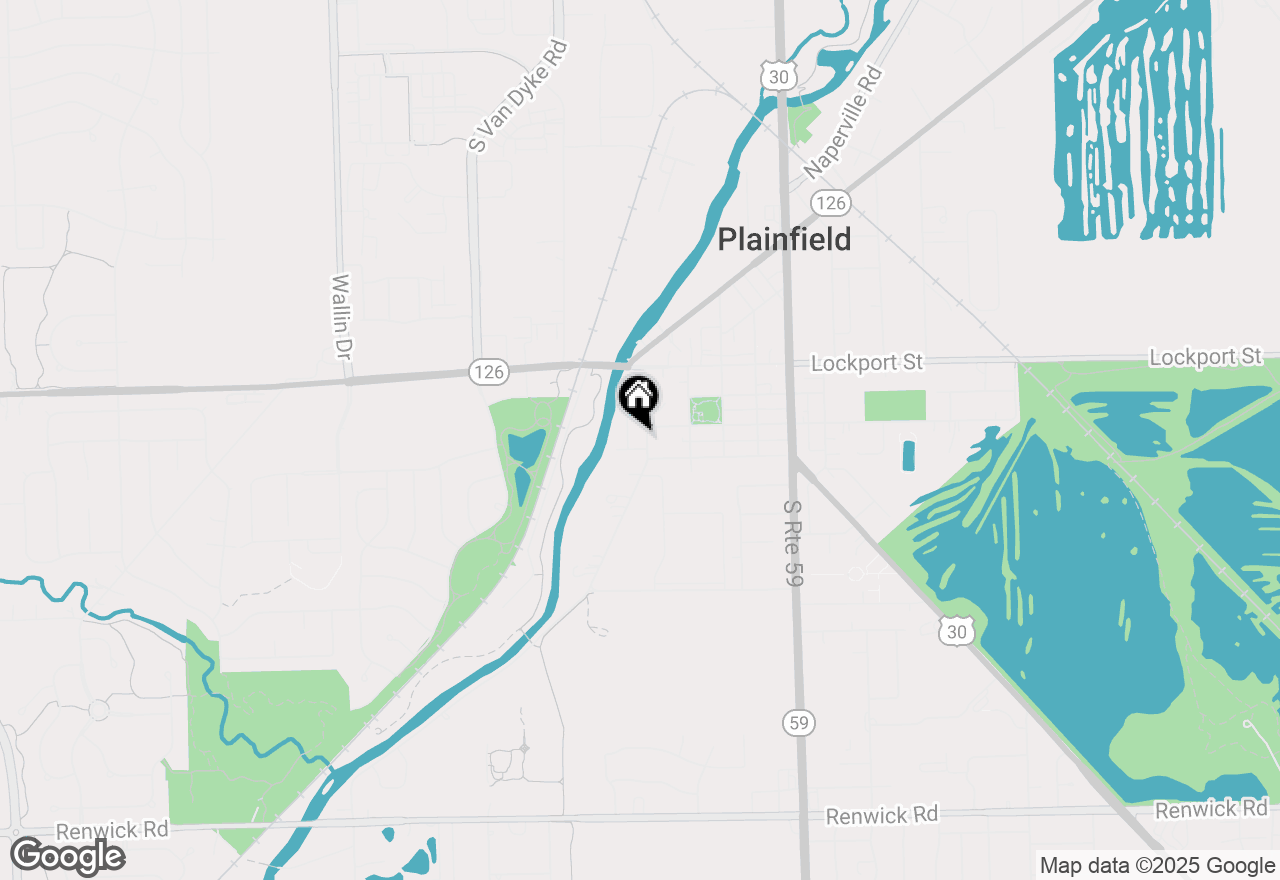 Map of 15218 S James Street, Plainfield, IL 60544