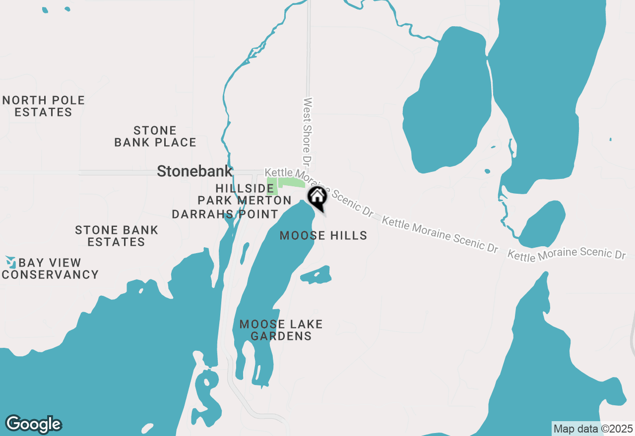 Map of W329N6597 Forest Dr, Hartland, WI 53029