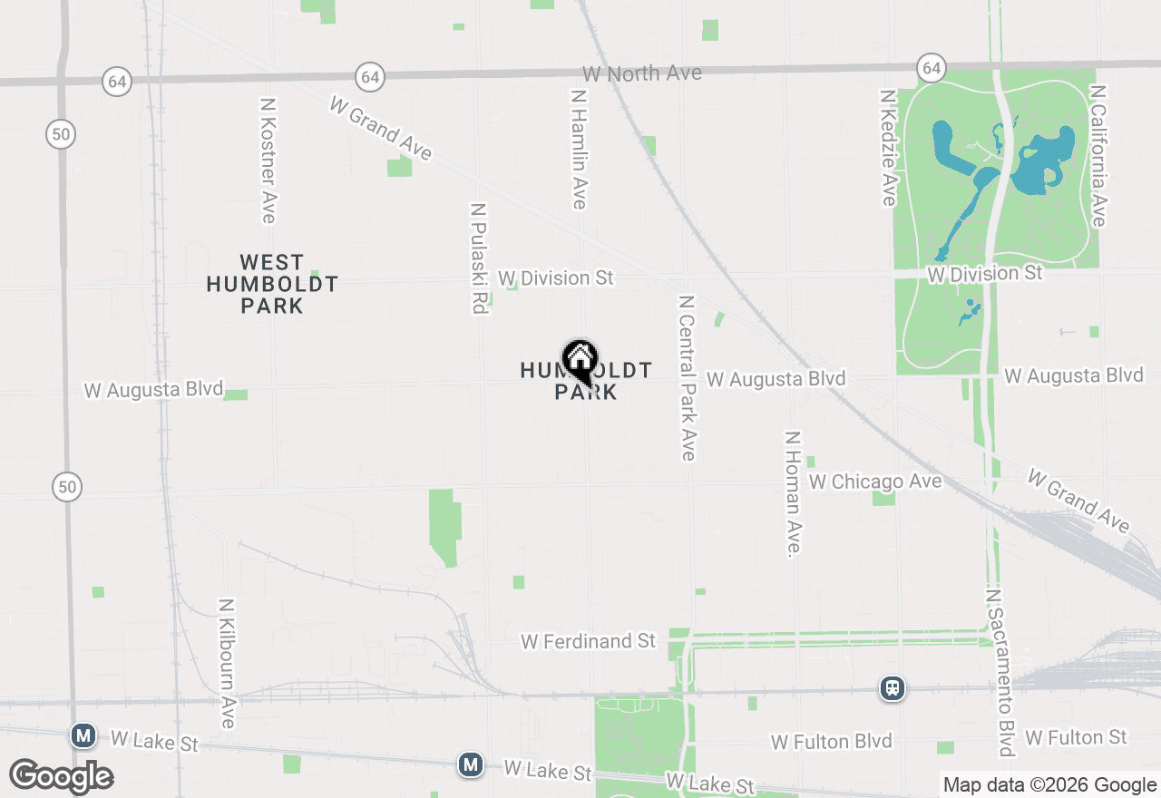 Map of 940 N Hamlin Avenue, Chicago, IL 60651