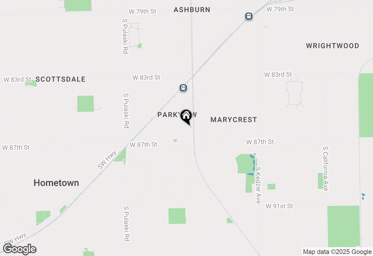 Map of 3619 W 86th Street, Chicago, IL 60652