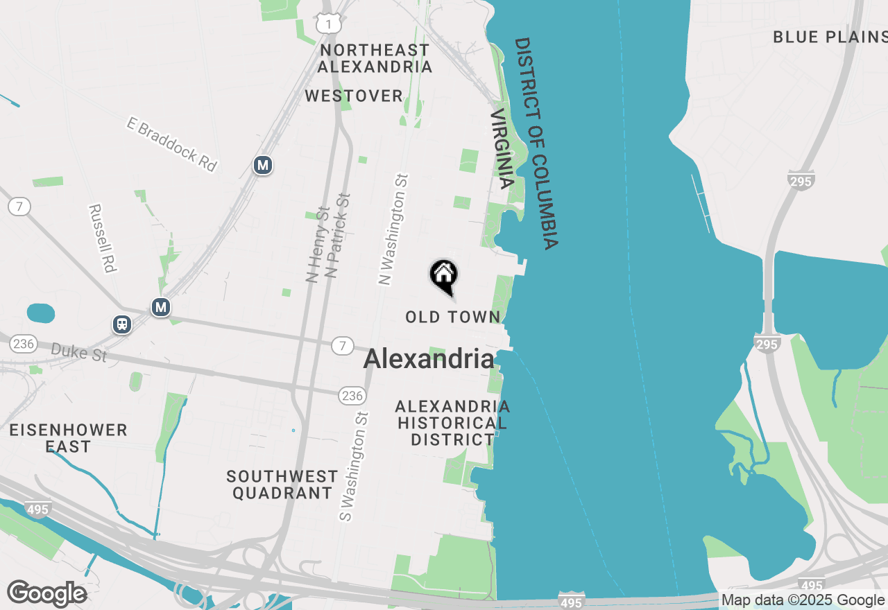 Map of 318 N Fairfax Street, Alexandria, VA 22314