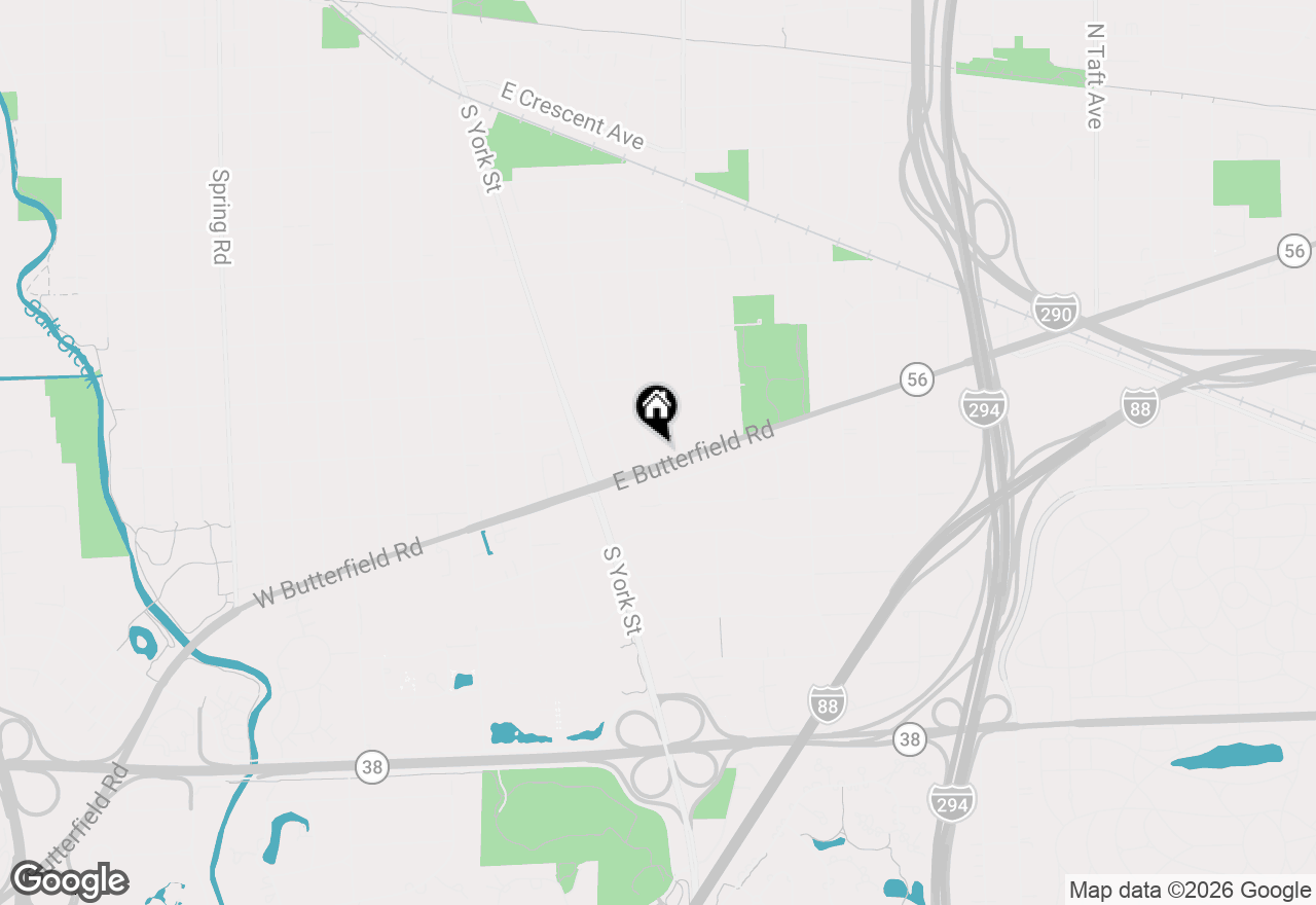 Map of 927 S Chatham Avenue, Elmhurst, IL 60126