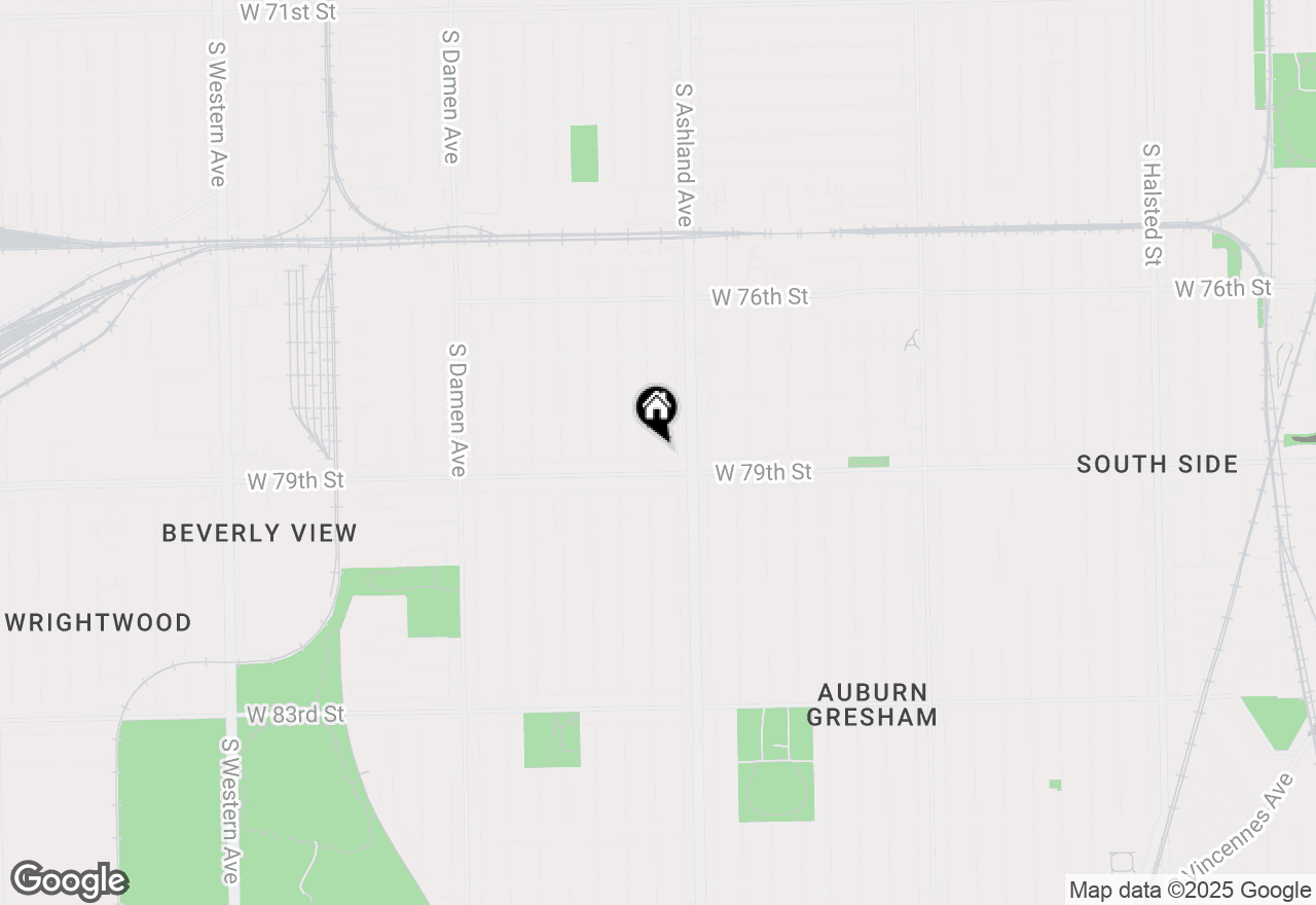 Map of 7836 S Marshfield Avenue, Chicago, IL 60620