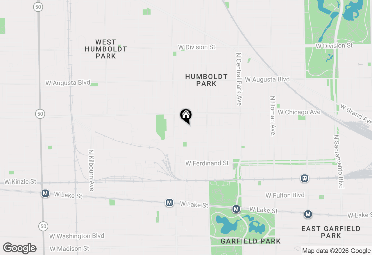 Map of 3914 W Huron Street, Chicago, IL 60624
