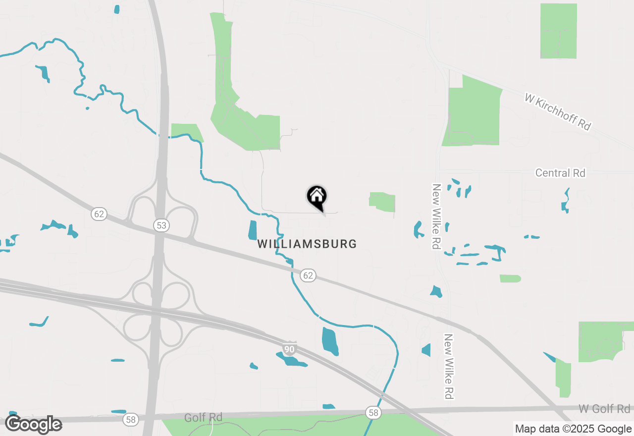 Map of 2750 Northampton Drive #C1, Rolling Meadows, IL 60008