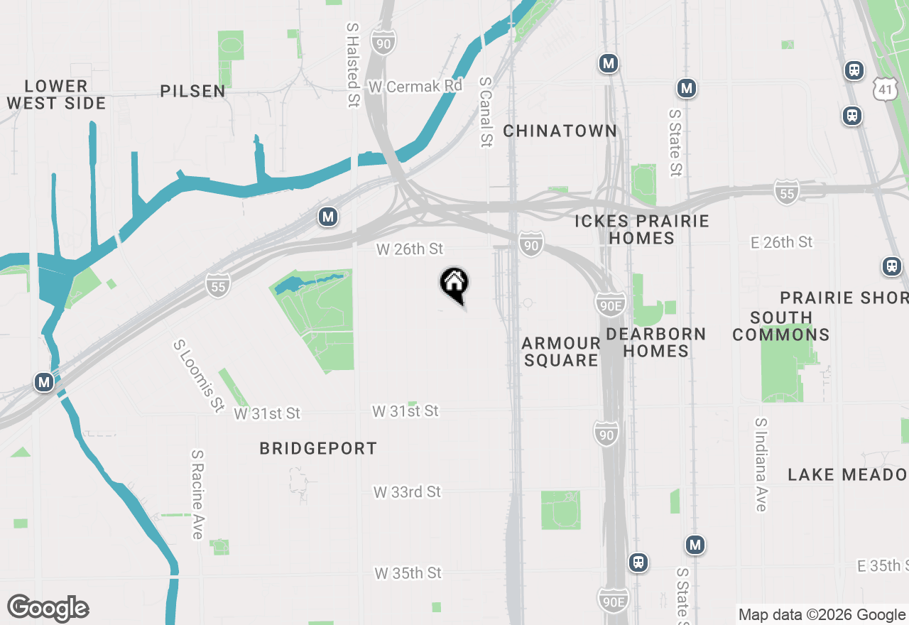 Map of 513 W 28th Place, Chicago, IL 60616