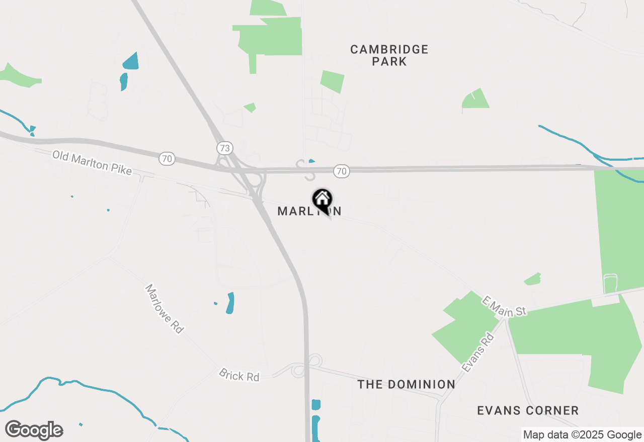 Map of 25 E Main Street, Marlton, NJ 08053