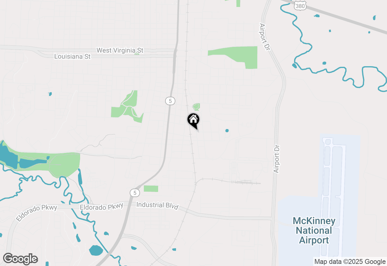 Map of 910 Rockwall Street, Mckinney, TX 75069