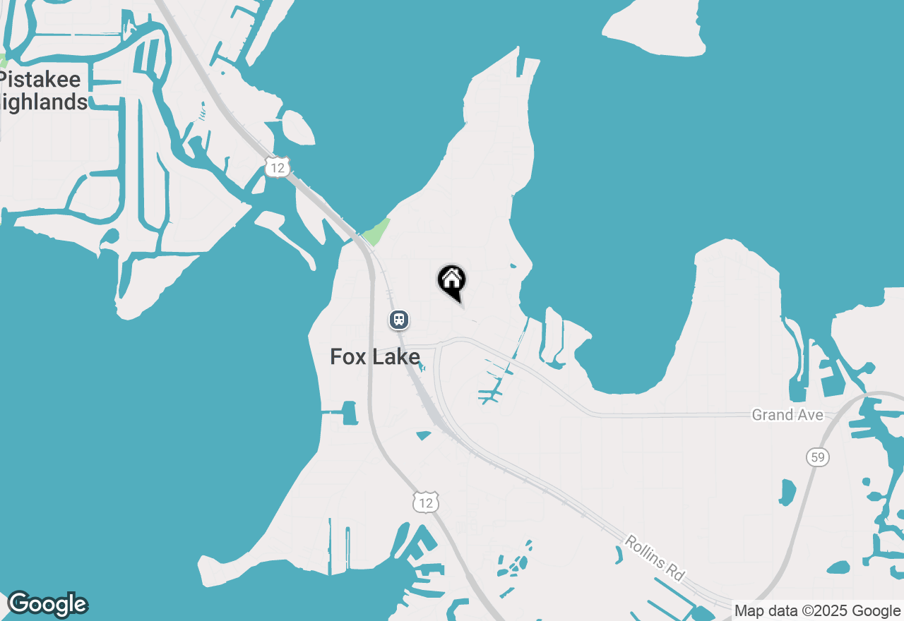 Map of 33 Forest Avenue, Fox Lake, IL 60020