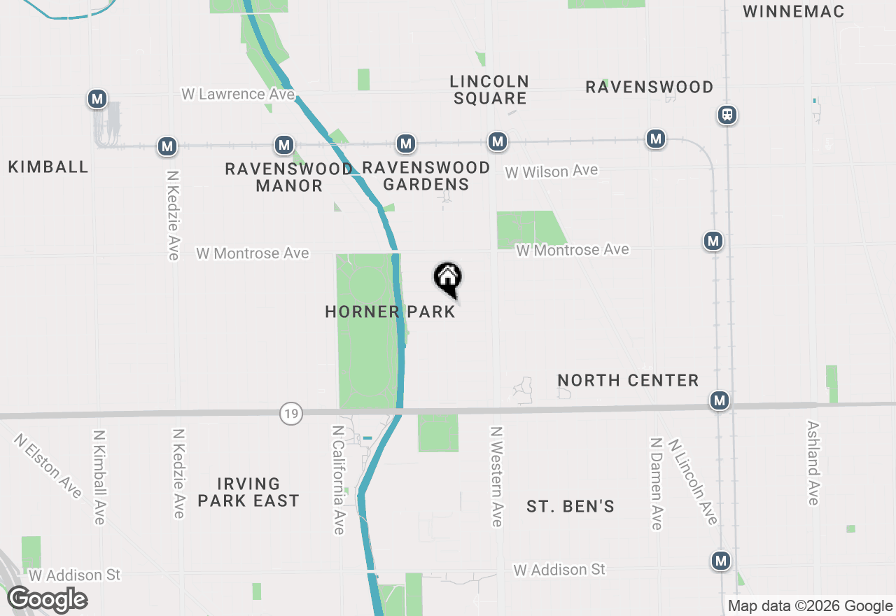Map of 2474 W Hutchinson Street #2, Chicago, IL 60618