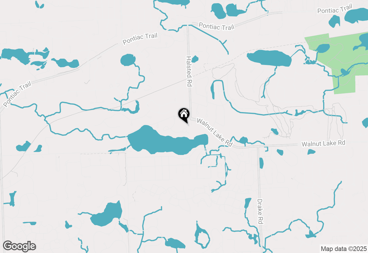 Map of 6524 Pleasant Lake Court, West Bloomfield, MI 48322