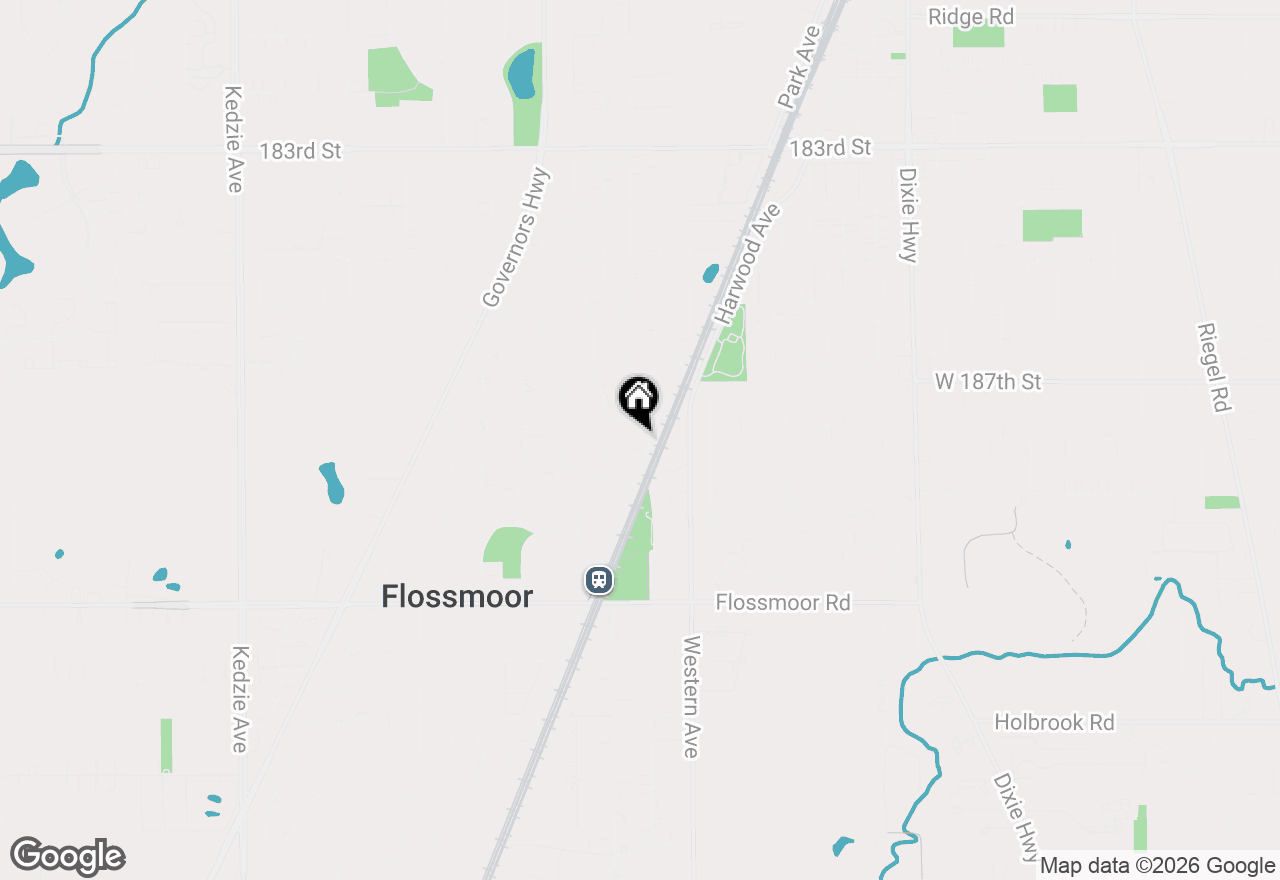 Map of 808 Sterling Avenue, Flossmoor, IL 60422