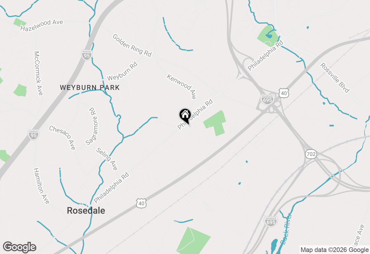 Map of 8413 Philadelphia Road, Baltimore, MD 21237
