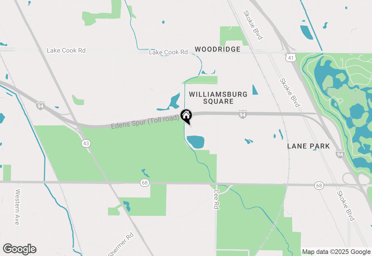 Map of 1375 Rosemary Lane, Northbrook, IL 60062