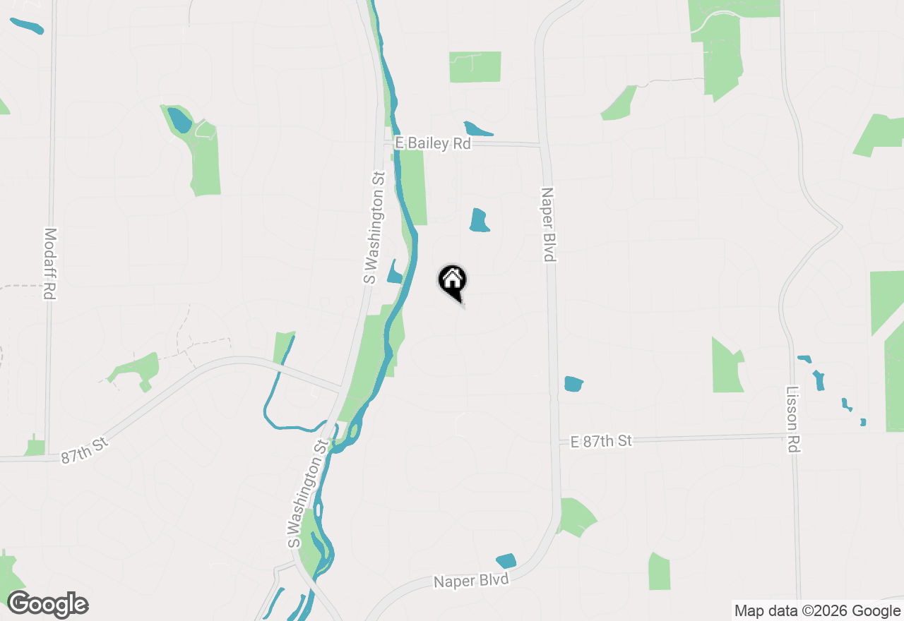 Map of 1925 Coach Drive, Naperville, IL 60565
