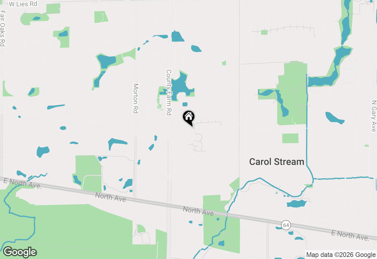 Map of 545 Alton Court, Carol Stream, IL 60188