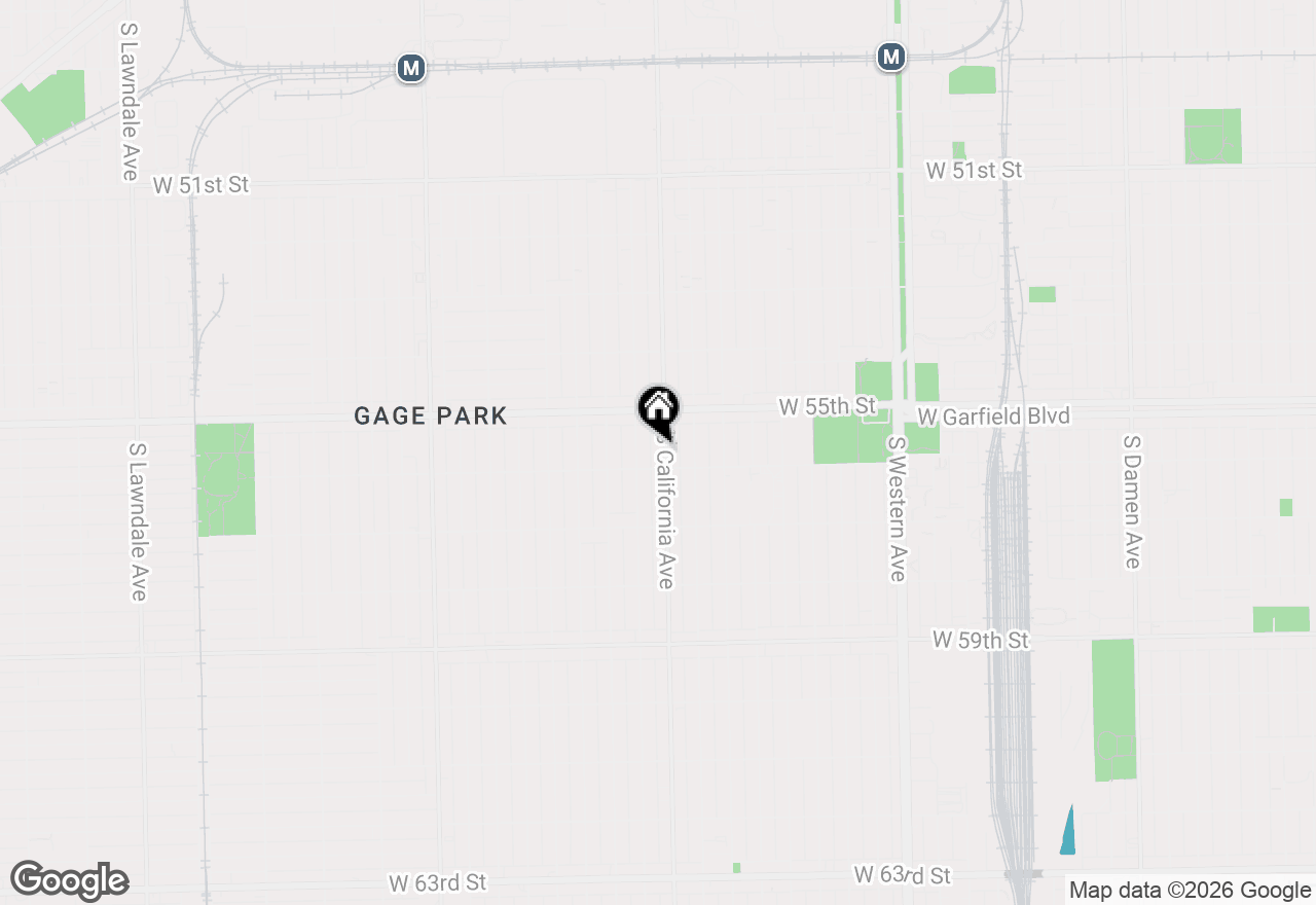 Map of 5544 S California Avenue, Chicago, IL 60629