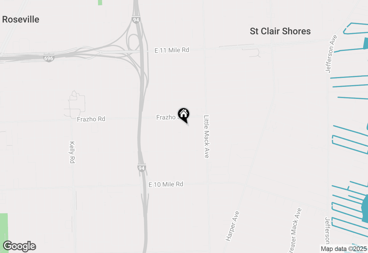 Map of 26308 Cubberness Street, St Clair Shores, MI 48081