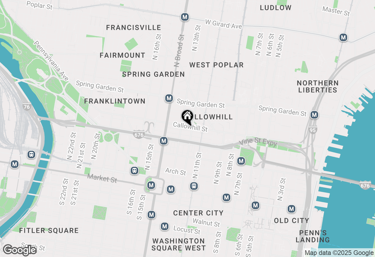 Map of 340 N 12th Street #310, Philadelphia, PA 19107