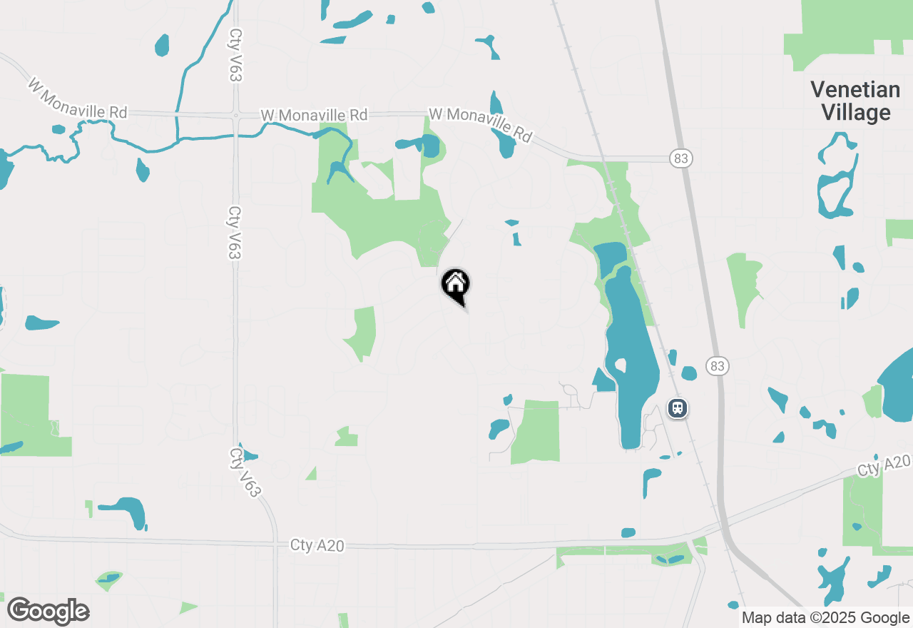 Map of (Address confidential), Round Lake Beach, Illinois 60073