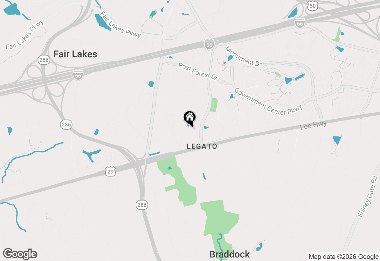 Map of 12176 Bridgend Run, Fairfax, VA 22030