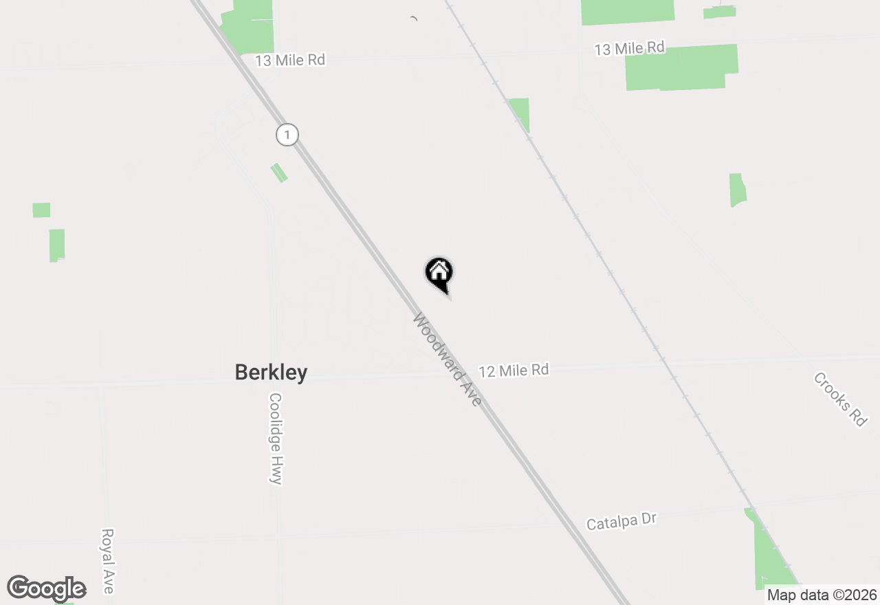 Map of 2121 Clawson Avenue, Royal Oak, MI 48073