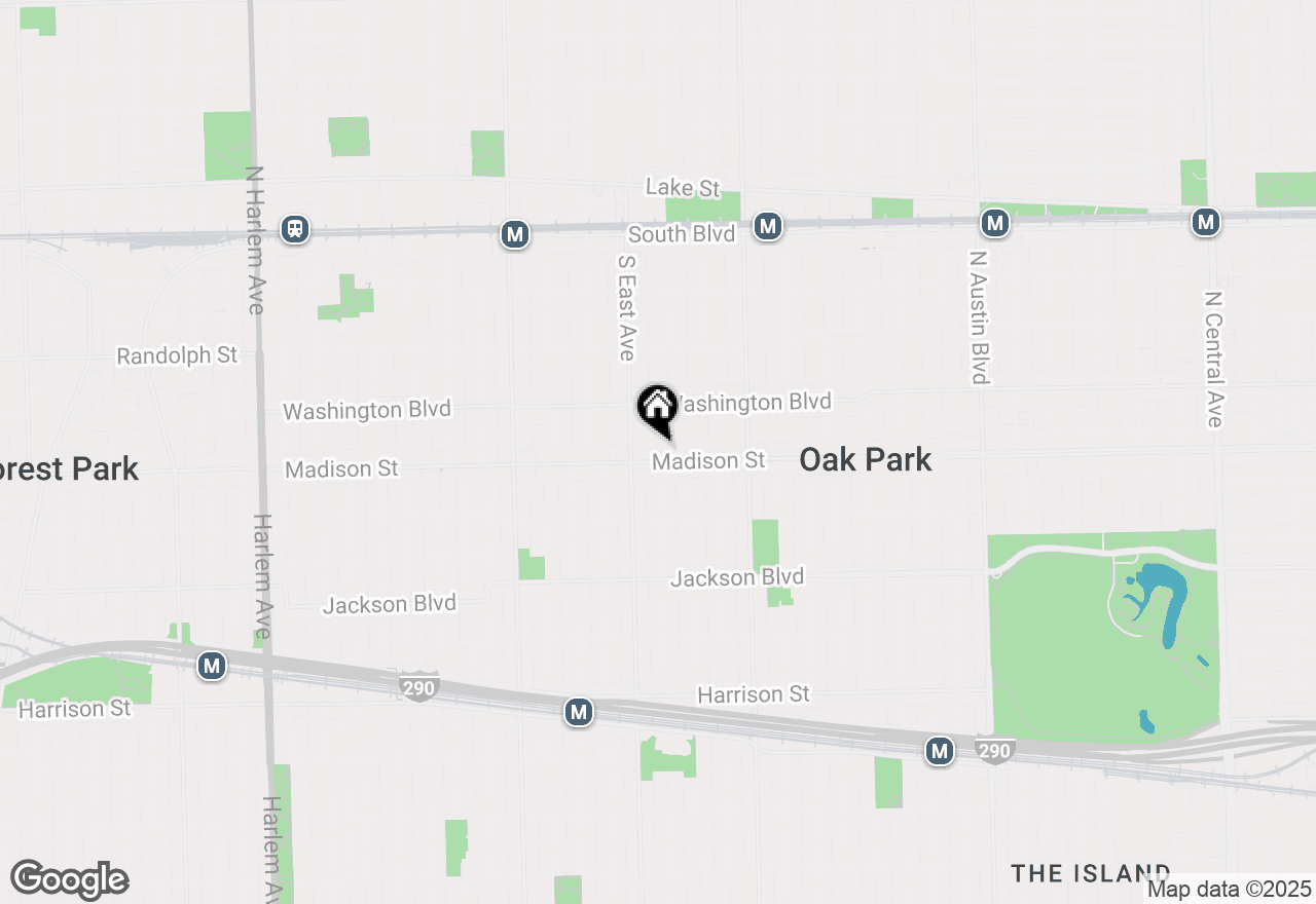 Map of 508 Madison Street #2S, Oak Park, IL 60302