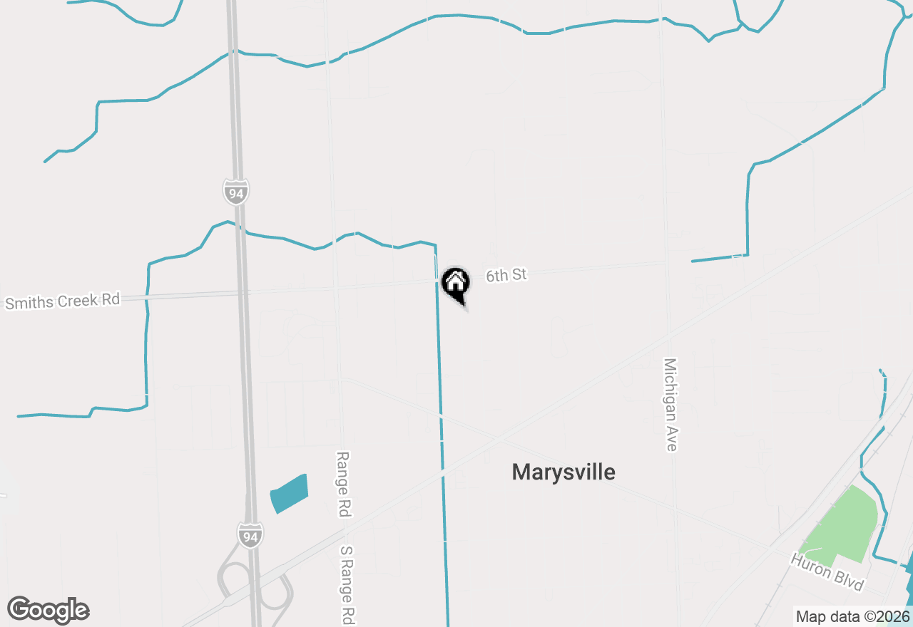 Map of 678 Georgia Avenue, Marysville, MI 48040