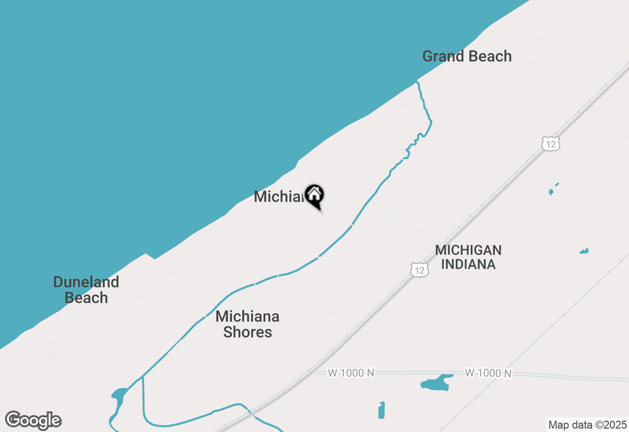 Map of 4034 Hillside Trail, New Buffalo, MI 49117
