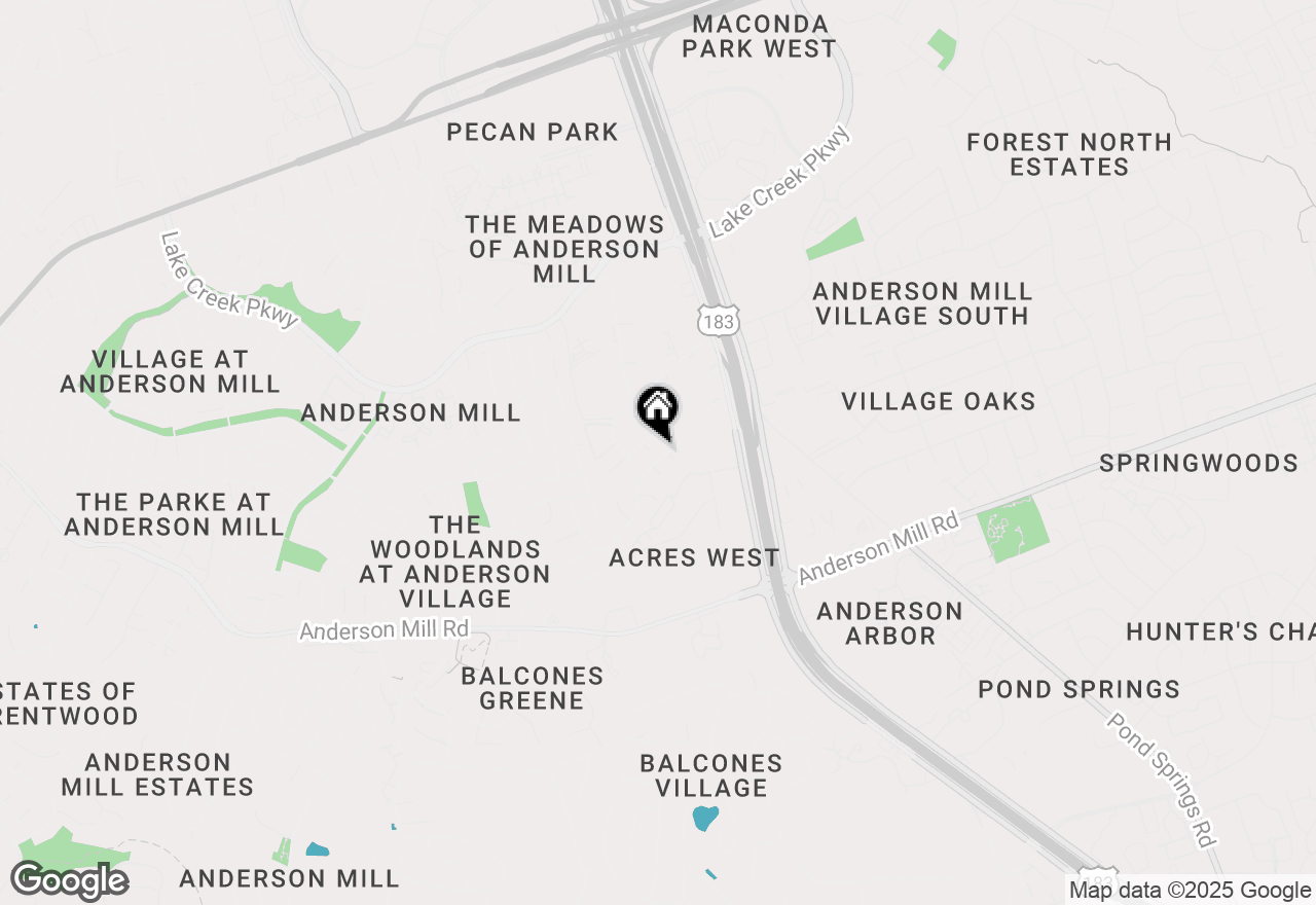 Map of (Address confidential), Austin, Texas 78750