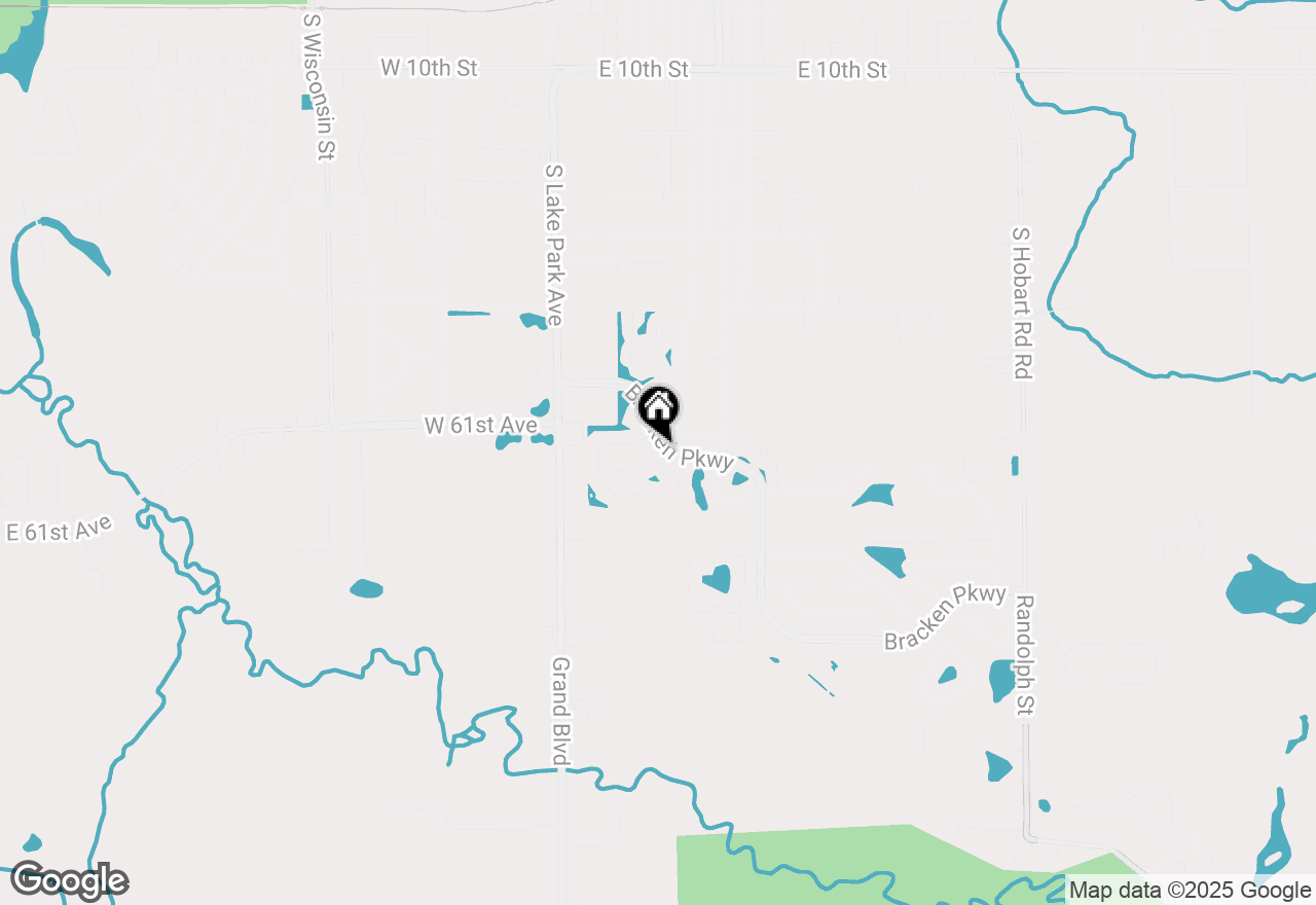 Map of 1641 Magnolia Drive, Hobart, IN 46342