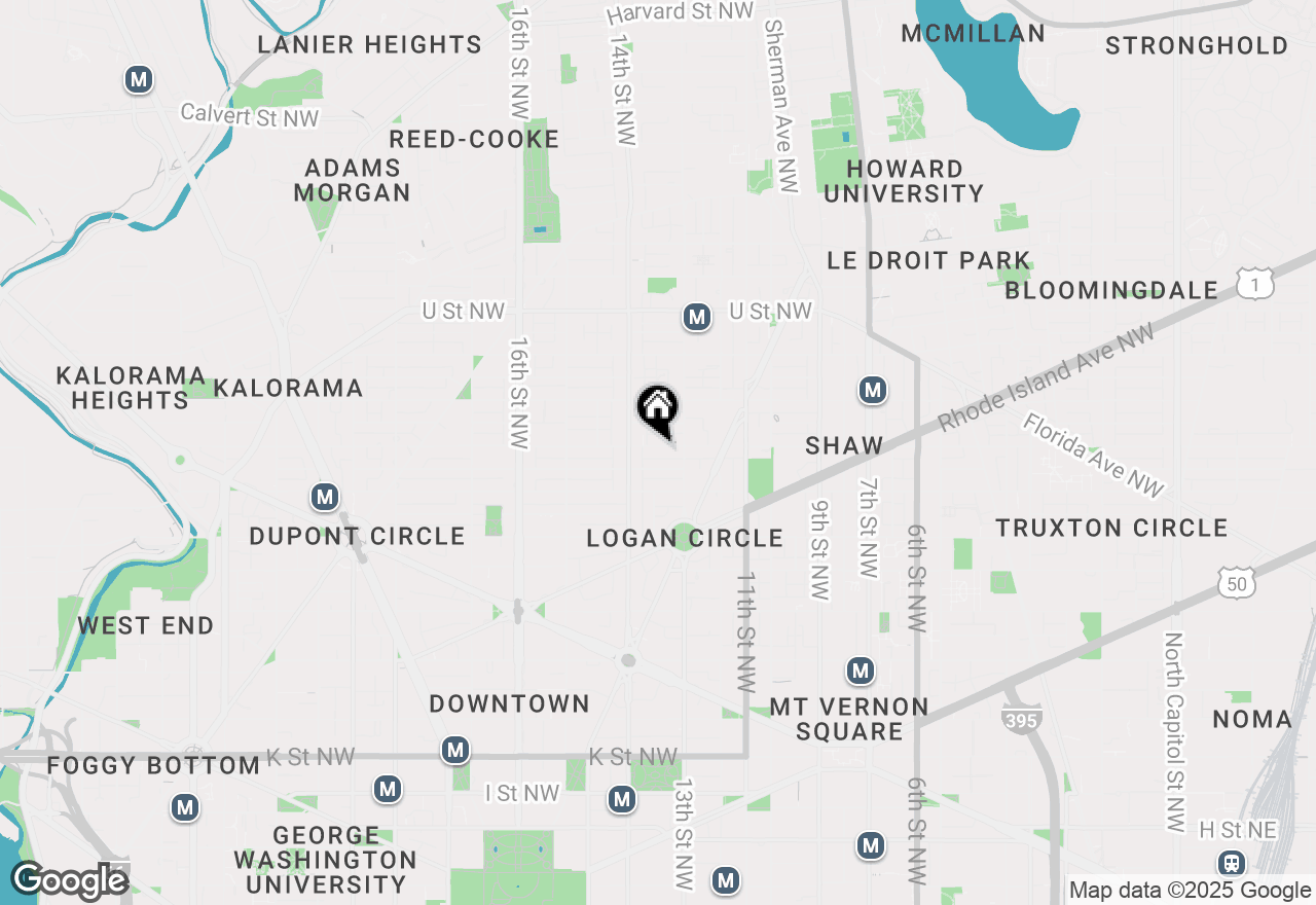 Map of 1326 R Street Nw #1, Washington, DC 20009