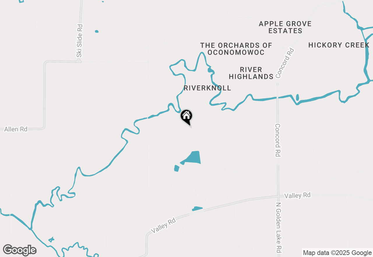 Map of 1635 Mamerow Ln W, Oconomowoc, WI 53066