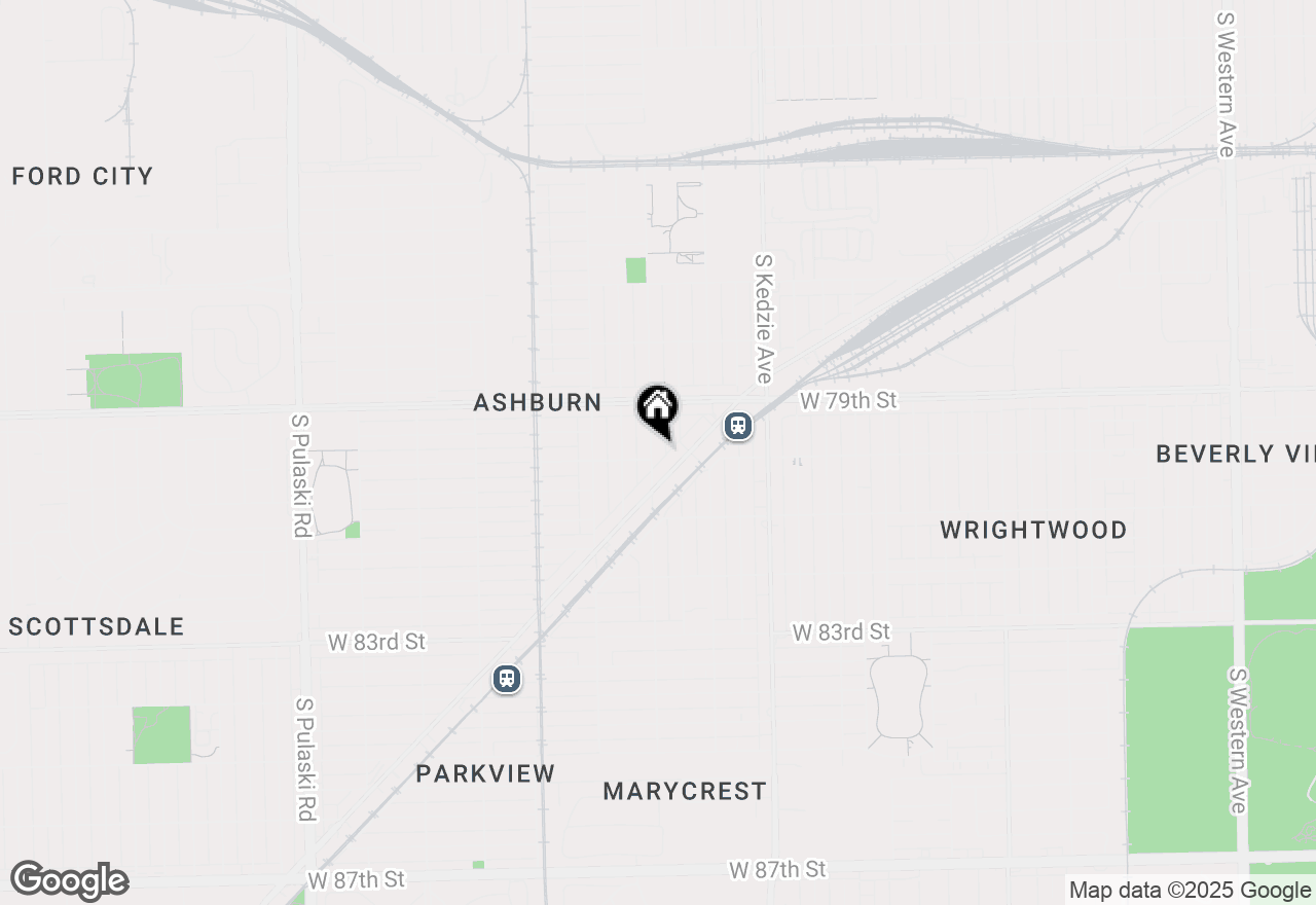 Map of 7953 S Homan Avenue, Chicago, IL 60652