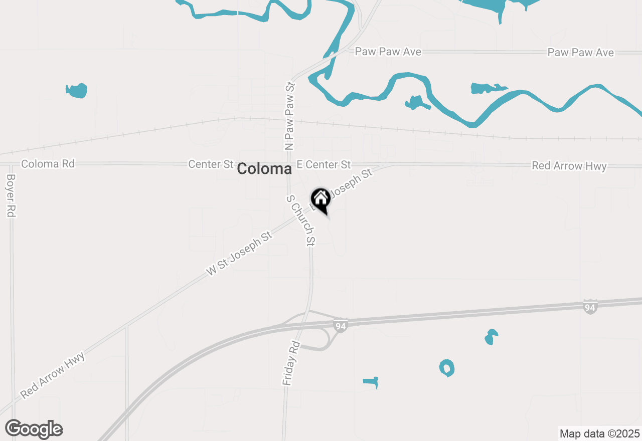 Map of 328 Tannery Drive, Coloma, MI 49038