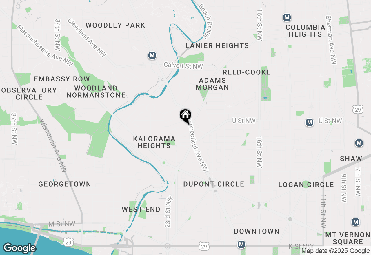 Map of 2122 California Street Nw #556, Washington, DC 20008