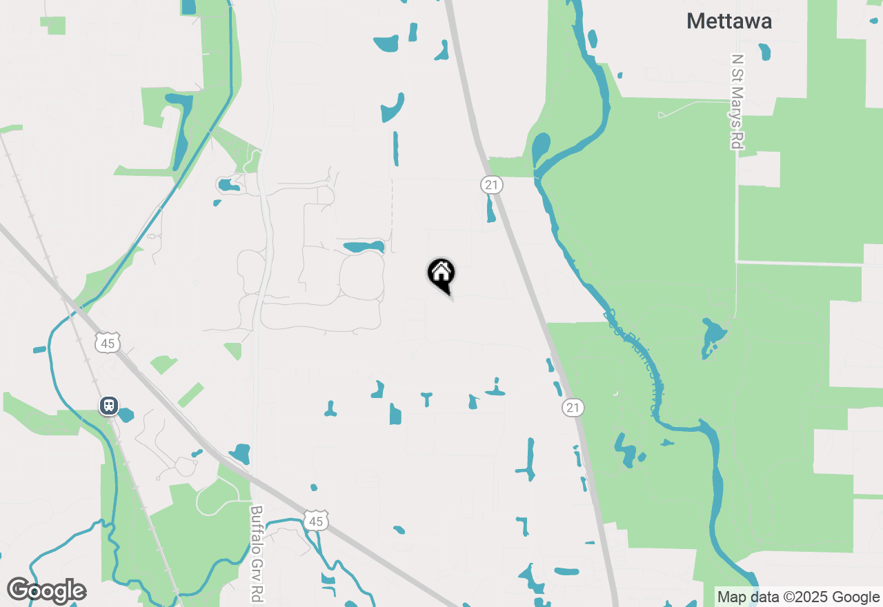 Map of 16088 W Woodbine Circle, Vernon Hills, IL 60061