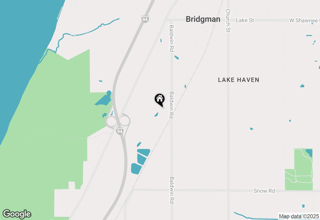 Map of 4590 Hidden Creek Lane, Bridgman, MI 49106