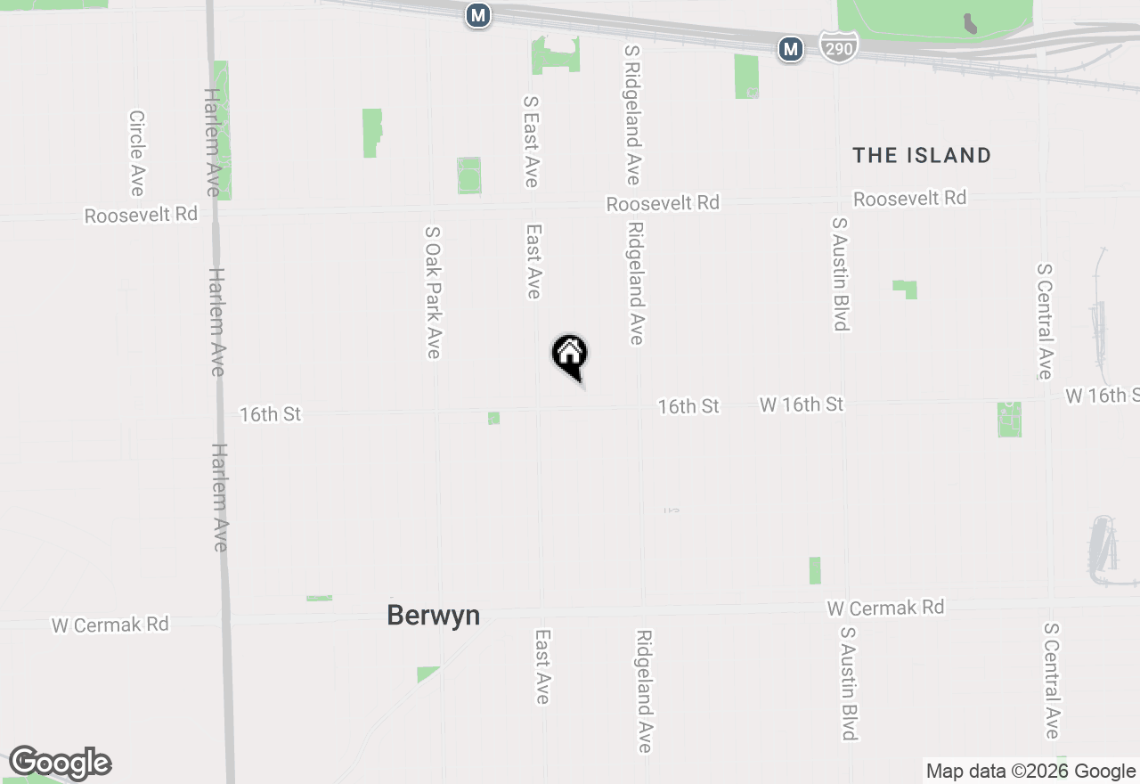 Map of 1535 Scoville Avenue, Berwyn, IL 60402