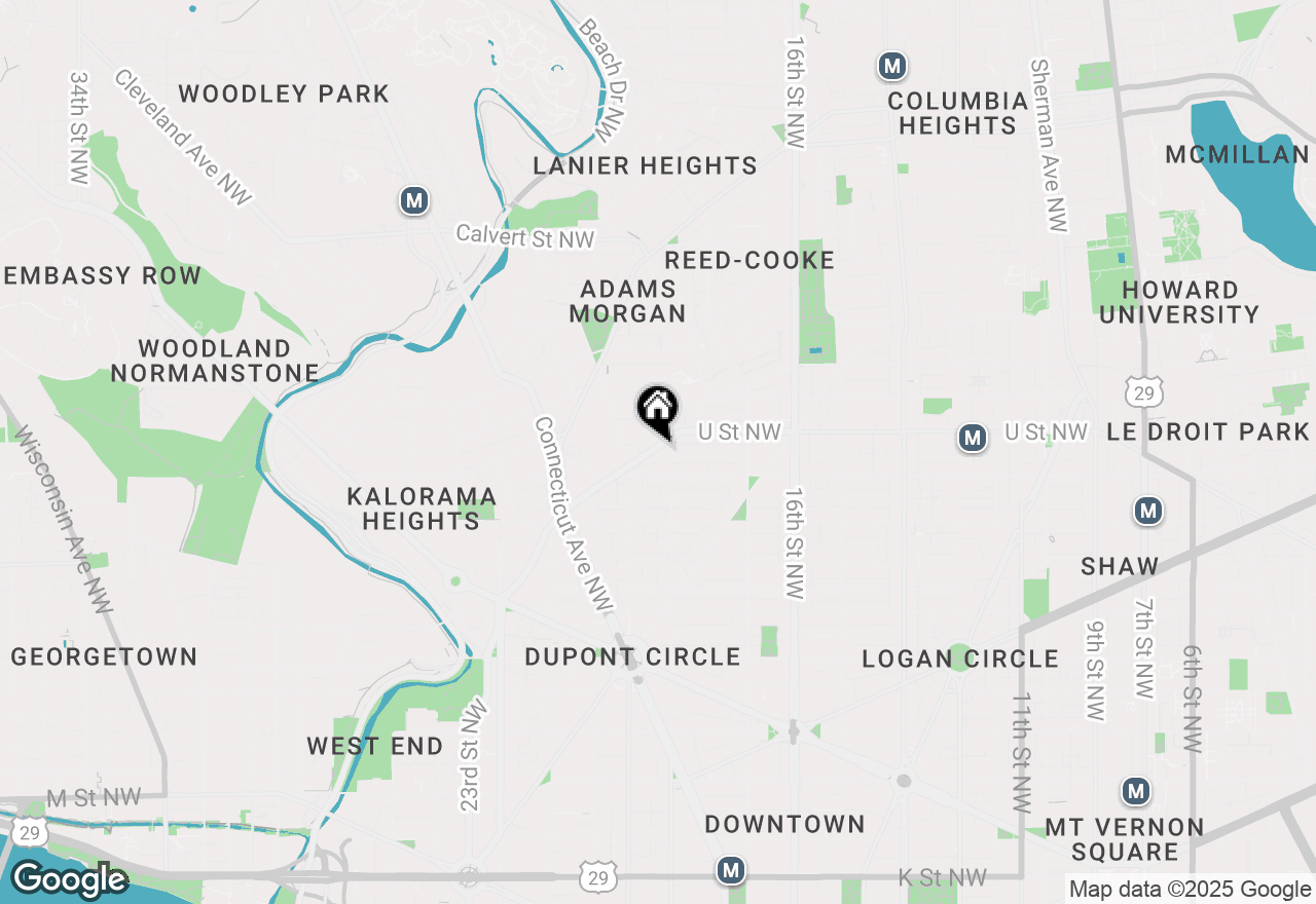 Map of 1806 Florida Avenue Nw, Washington, DC 20009