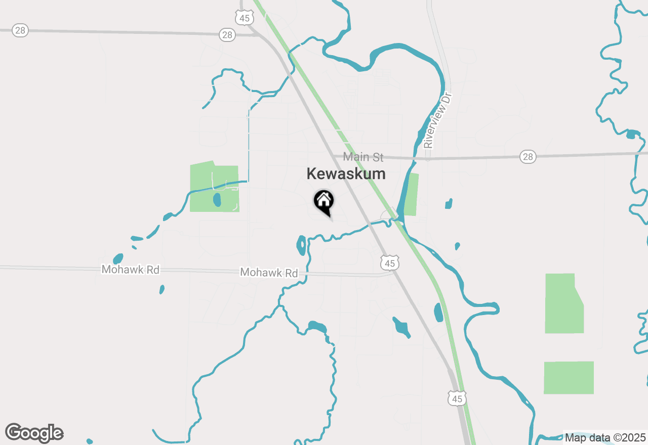Map of 916 Roseland Dr #3, Kewaskum, WI 53040