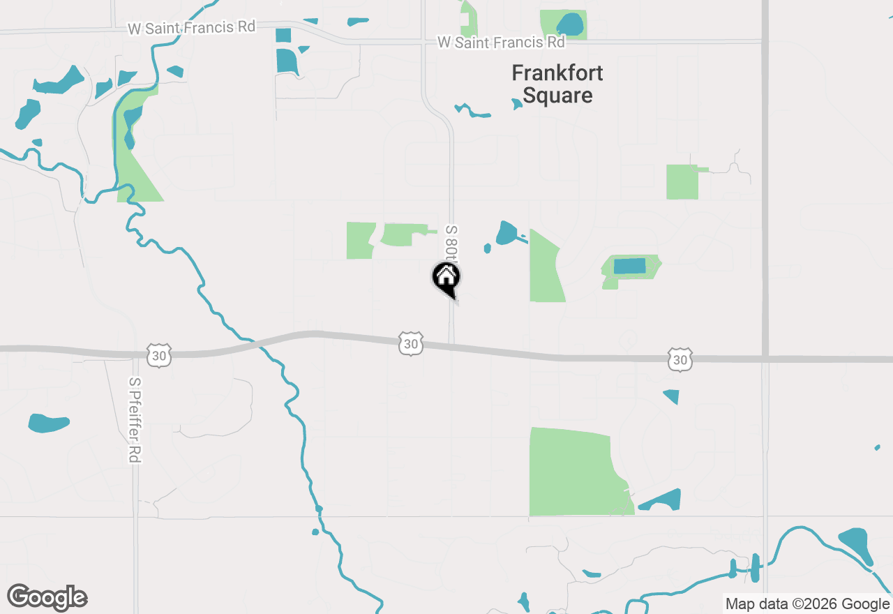 Map of 20948 S 80th Avenue, Frankfort, IL 60423
