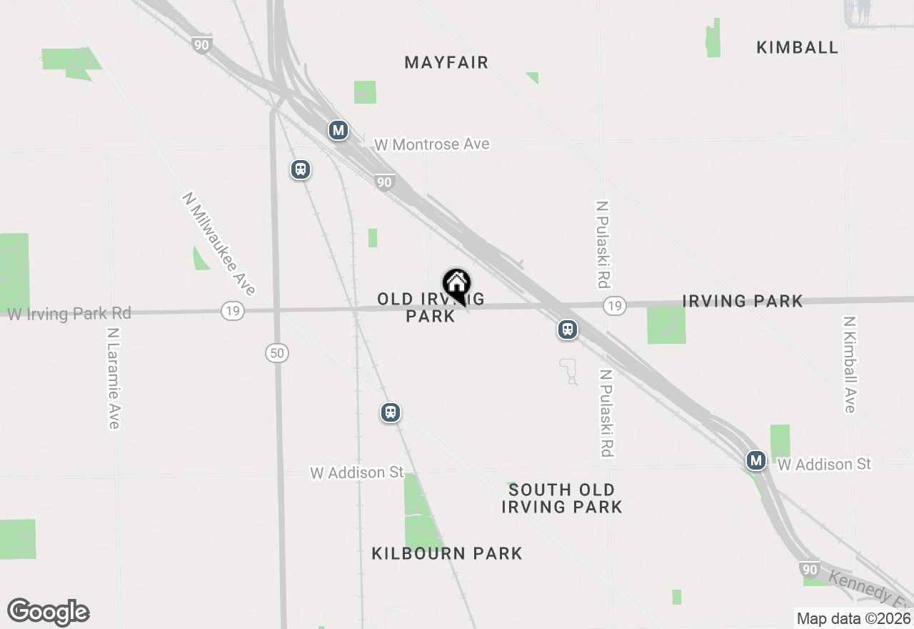 Map of 4323 W Irving Park Road, Chicago, IL 60641