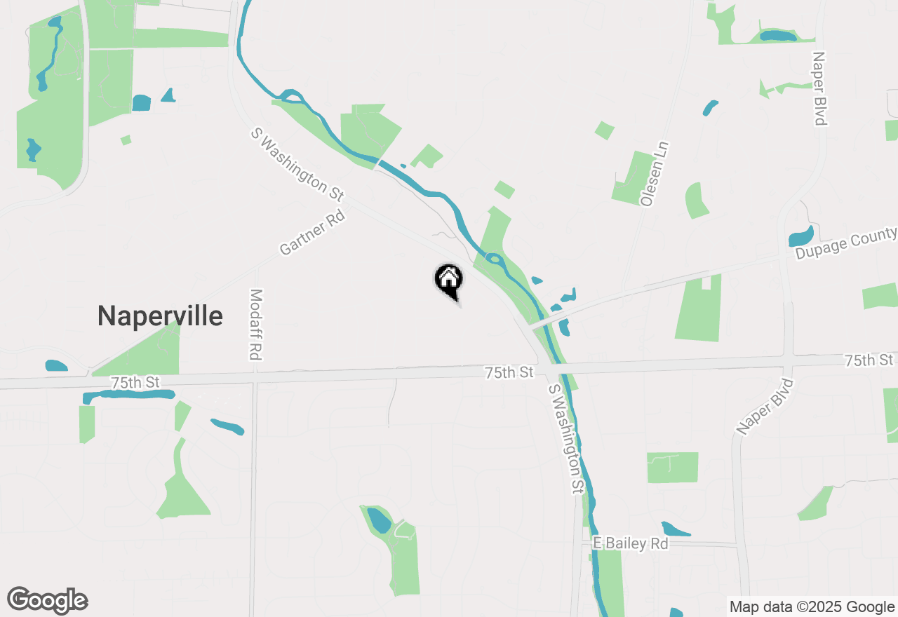 Map of 33 Sylvia Lane, Naperville, IL 60540