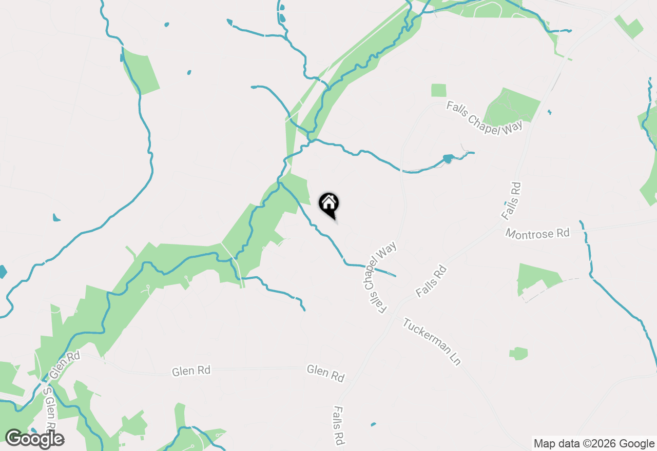 Map of 6 Bentridge Court, Potomac, MD 20854