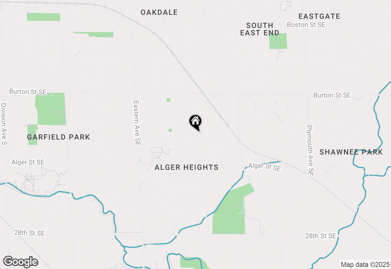 Map of 1127 Ottillia Street Se, Grand Rapids, MI 49507