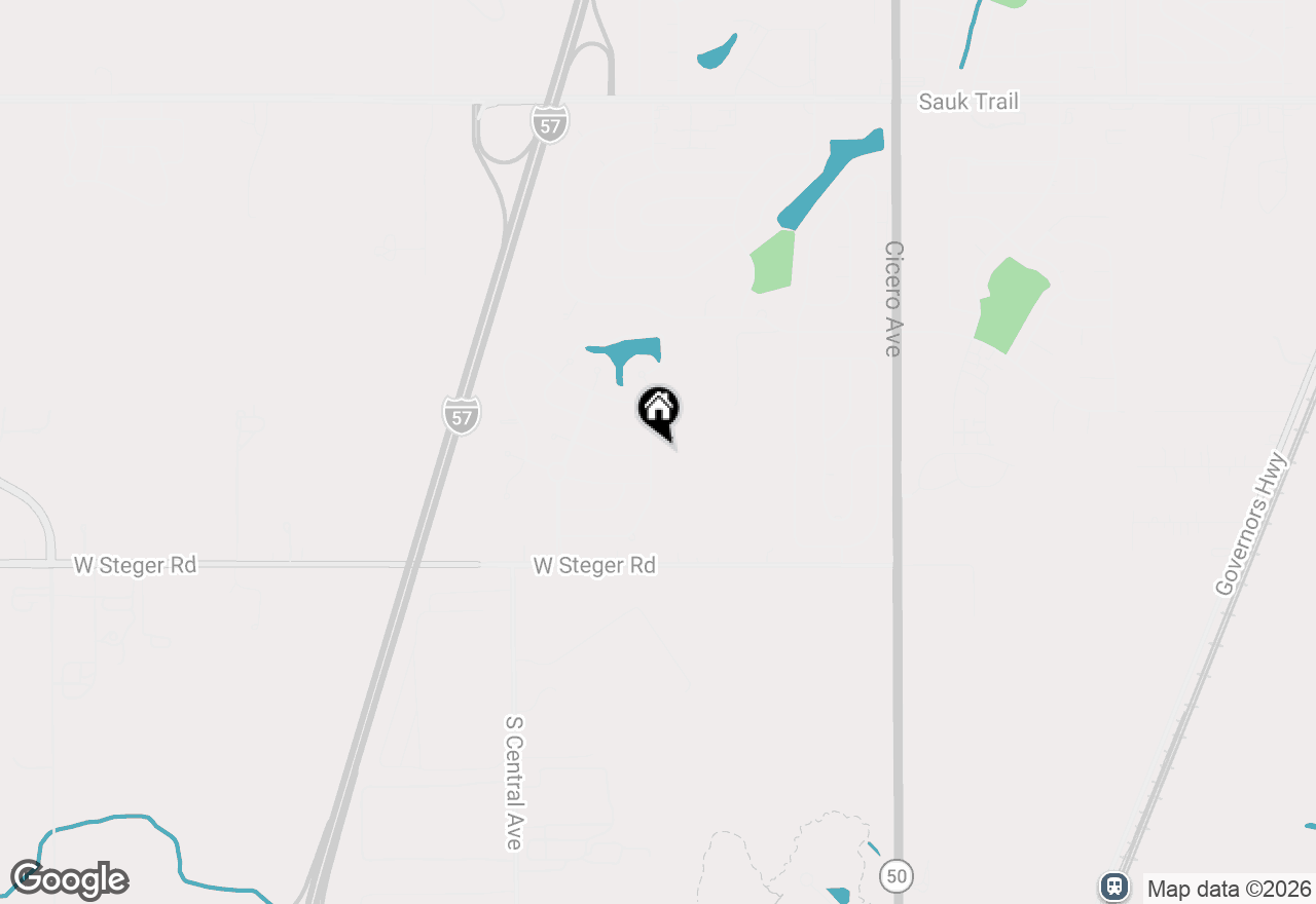 Map of 22897 Eastwind Drive, Richton Park, IL 60471
